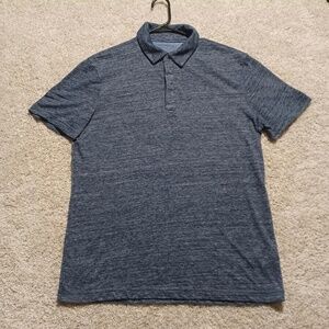 BANANA REPUBLIC Navy Vintage Tee Polo with Linen